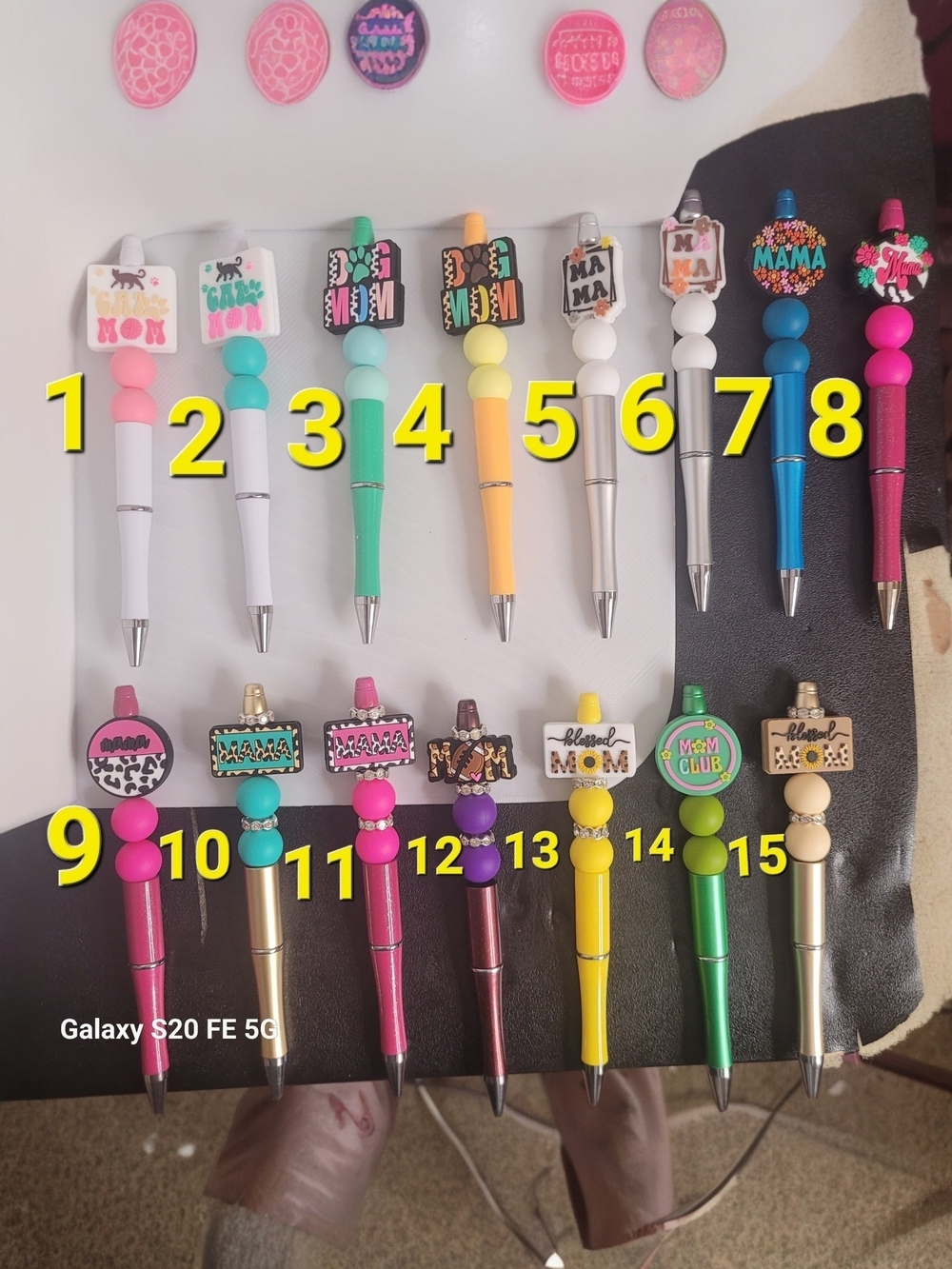 Handmade Mom Themed Pens